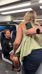 Woman on Train Accosts German Tourists