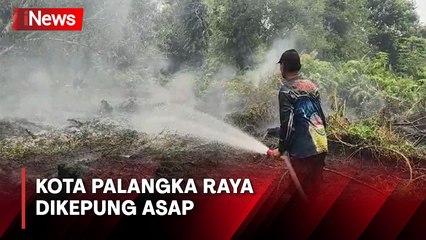 Kebakaran Hutan dan Lahan di Palangka Raya Ancam Rumah Warga
