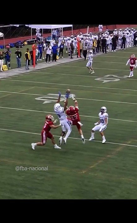WOW! Como se quedo con ese balón? se lo robo de las manos! onefa, #onefa #touchdown #americanfootball #football #borregos