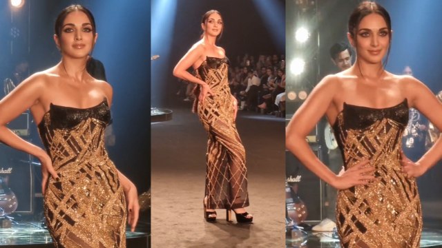 Kiara Advani looks Stuning as She Walk on Ramp at Lakme Fashion Week 2023, Video goes Viral