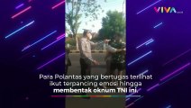 Aksi Arogan Anggota TNI Nyaris Adu Jotos dengan Polisi