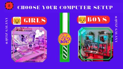Pick One Kick One ... ||  Boys VS Girls Edition  || Quiz Galaxy
