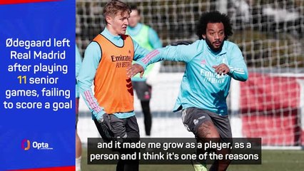 Martin Ødegaard with no regrets over his time at Real Madrid