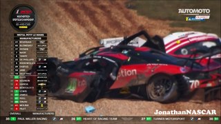 Multi-Car crash Petit Le Mans 2023 IMSA