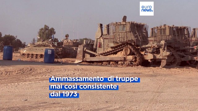 Israele, l'assalto via terra di Gaza incombe prosegue il massacro di civili palestinesi