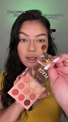 Smoked out peach eyeshadow tutorial