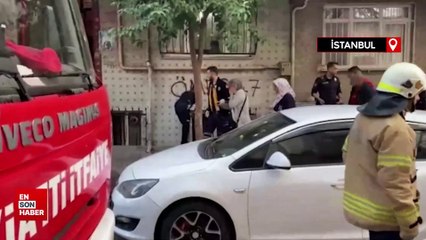 Esenler'de bir apartmanda çıkan yangında mahsur kalan 19 kişi kurtarıldı