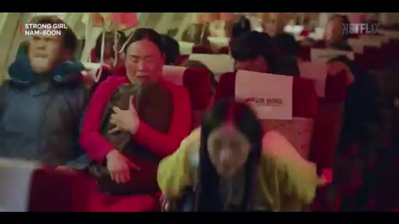 Nam-soon stops a runaway plane from crashing - Strong Girl Nam-soon - Netflix [ENG SUB]
