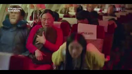 Nam-soon stops a runaway plane from crashing - Strong Girl Nam-soon - Netflix [ENG SUB]