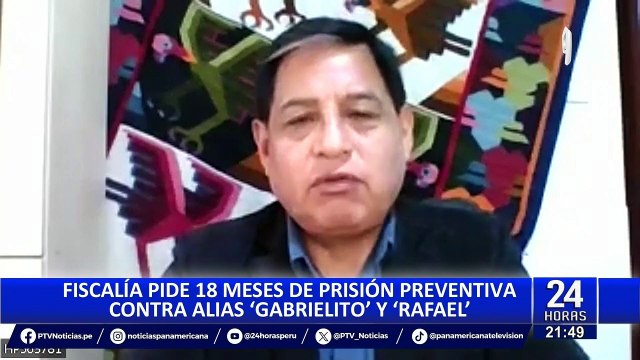 Solicitan 18 meses de prisión preventiva contra terroristas “Gabrielito” y “Rafael”