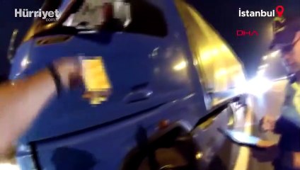 Seyir halinde canlı yayın yaptı; Jandarmadan kaçamadı