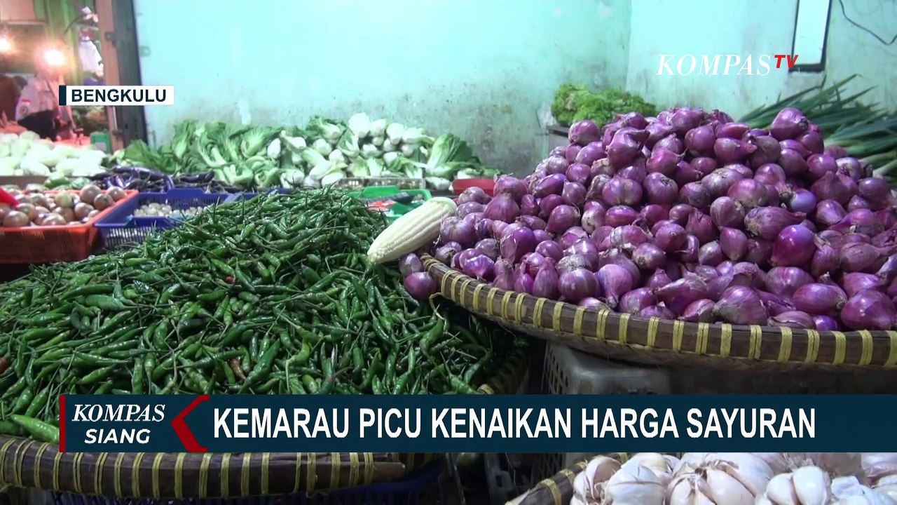 Pedagang di Bengkulu Keluhkan Kenaikan Harga Sayur-Sayuran, Diduga Karena Kemarau