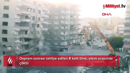 Diyarbakır'da 8 katlı bina, yıkım sırasında çöktü