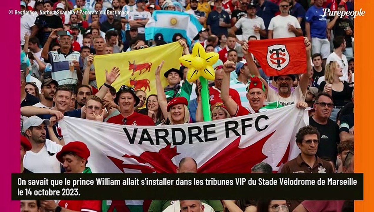 PHOTOS Le prince William et le prince George au Stade Vélodrome, leur sortie rugby se termine sur une grosse déception