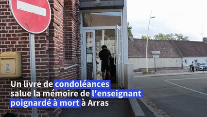 Attaque d'Arras: le village du professeur tué en deuil