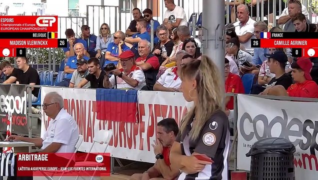 Finales du tir de précision WebTV Monaco : Championnat d'Europe de pétanque Espoirs 2023