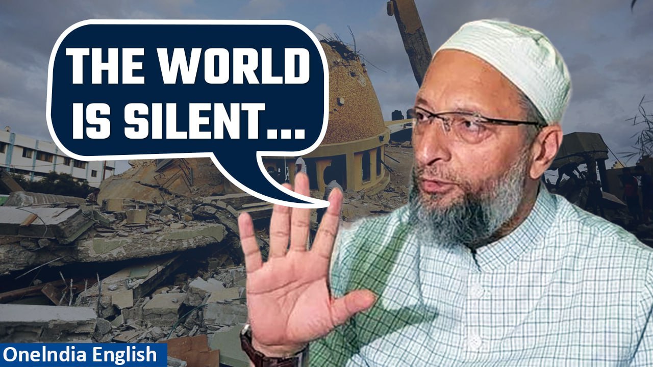 Israel-Gaza War: AIMIN Chief Asaduddin Owaisi on Israel-Palestine conflict | Oneindia News