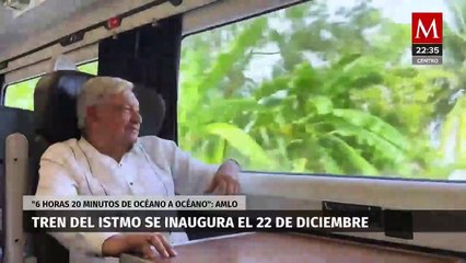 ¡Inauguración histórica! AMLO anuncia el lanzamiento del Tren Interoceánico para el 22 de diciembre