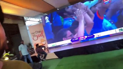 Big screen par match dekhne gai _ YouTuber , actor and cricketer bhi ai