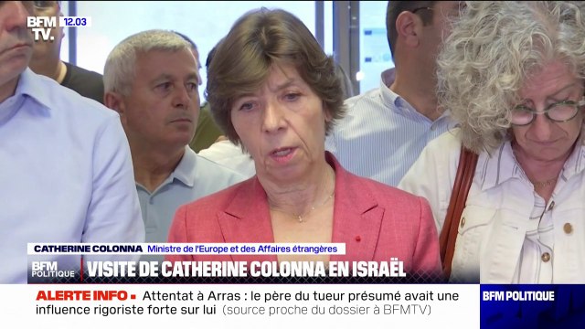 Catherine Colonna: La France fait tout pour leur rendre leurs proches à propos des familles de Français portés disparus