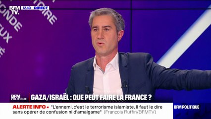 "Il n'y a aucun problème avec l'antisémitisme" au sein de LFI, assure François Ruffin