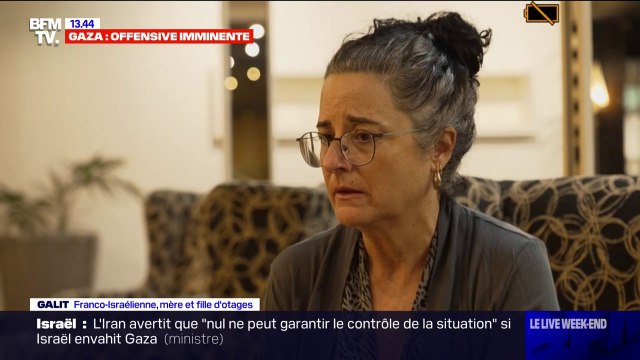 Rien donner aux Palestiniens avant qu'ils ne nous donnent des otages témoigne Galit dont la fille et la mère sont retenues en otage par le Hamas