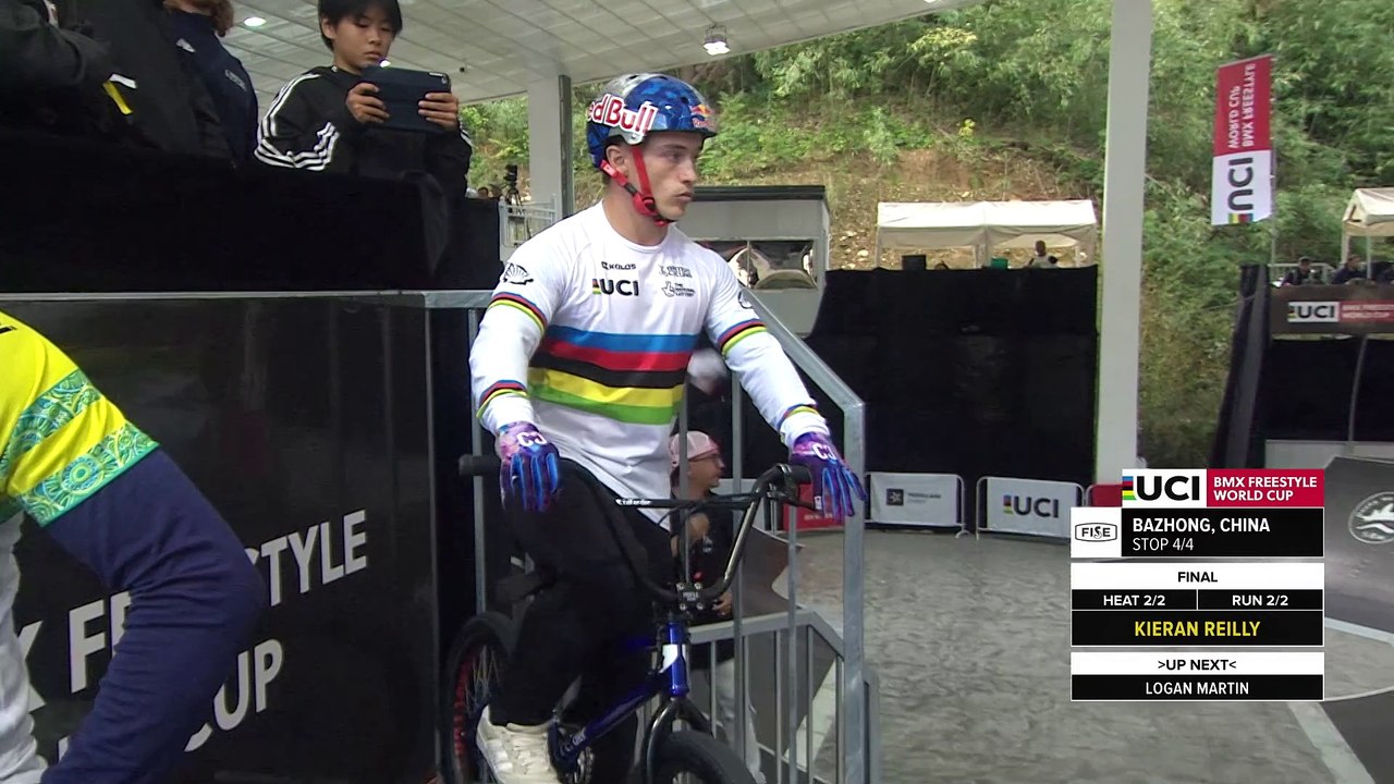 Kieran Reilly - 2nd place Men Final UCI BMX Freestyle World Cup Bazhong 2023