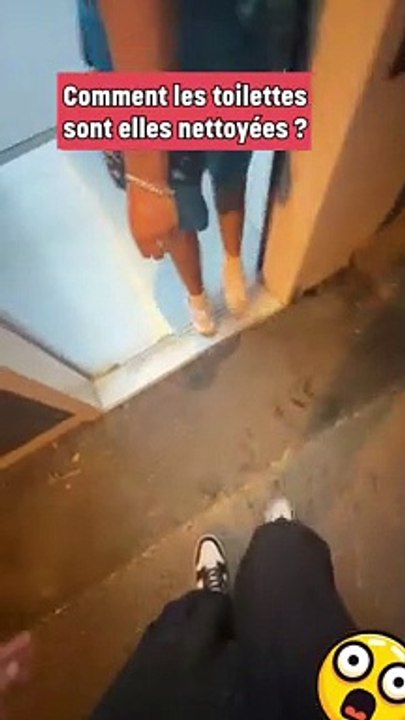 Voici ce qui se passe quand les toilettes publiques sont nettoyées !