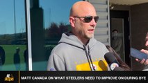 Matt Canada Discusses Steelers' Bye Week Improvements