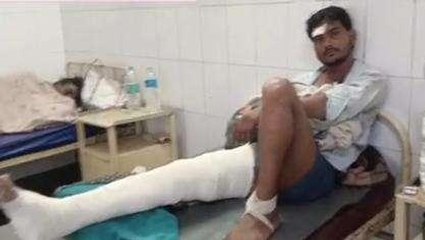 अशोकनगर: गौवंश से जा टकराई तेज रफ्तार बाइक,भाई बहन हुए गंभीर घायल