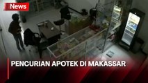 Pencurian di Apotek Terekam CCTV, Uang Tubai Jutaan Rupiah dan Satu Tablet Digondol Maling
