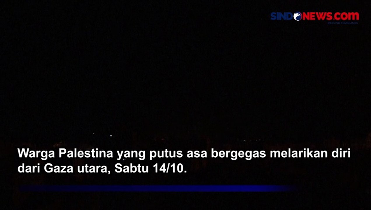 Serangan Israel Masih Hantam Gaza, Memaksa Warga Evakuasi.