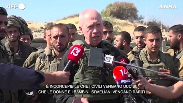 Israele, il ministro della Difesa: Guerra intensa contro Hamas