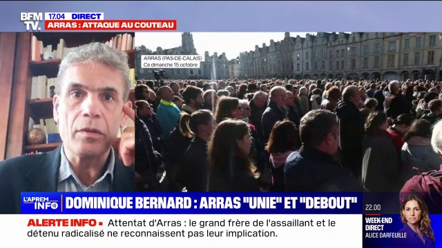 Martin Doussau, professeur de philosophie du lycée Gambetta et témoin de l'attaque à Arras: C'était important de pouvoir se voir les uns et les autres et de pouvoir partager cette peine