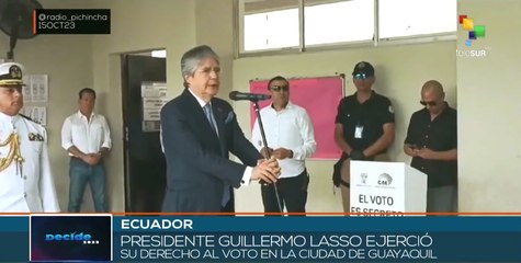 Ecuador reporta participación ciudadana del 11.78%