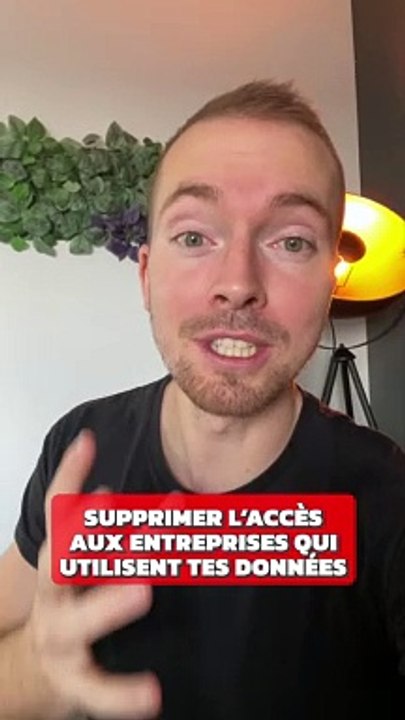 Supprimer l’accès aux entreprises qui utilisent nos données