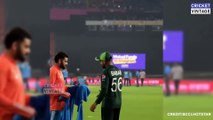 Watch Full HD Video Virat Kohli giving Indian Jersey to Babar Azam - Kohli Babar After Match Moment