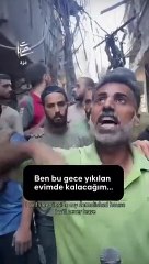Bu iman yenilir mi? Enkazdan çıkan Filistinli adam ABD'ye böyle haykırdı!