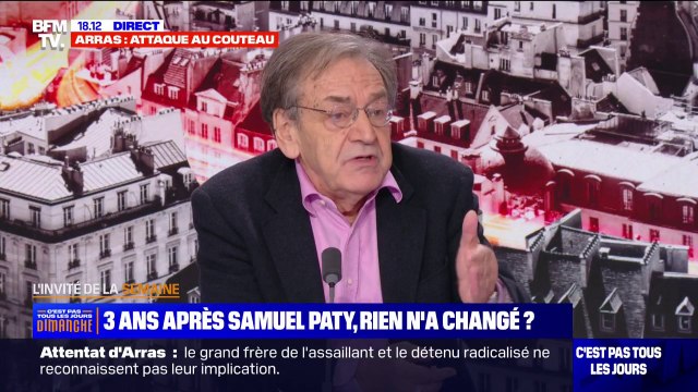 Alain Finkielkraut, philosophe et écrivain, sur l'enseignant tué à Arras: La France paie son laxisme migratoire, il faut avoir le courage de le dire