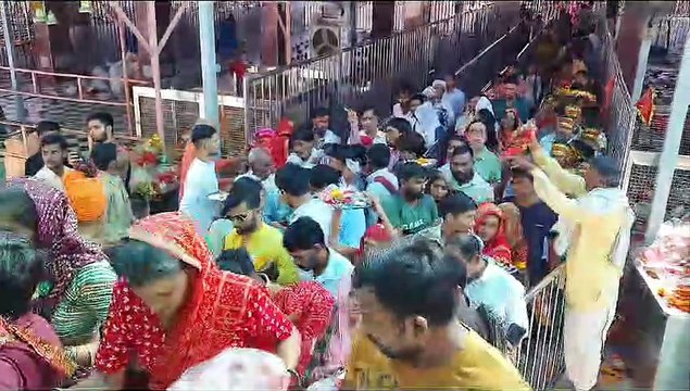 माता के दरबार में शुरू हुई शक्ति की आराधना, पहले दिन 70 हजार से अधिक ने धोकी माता की देहरी
