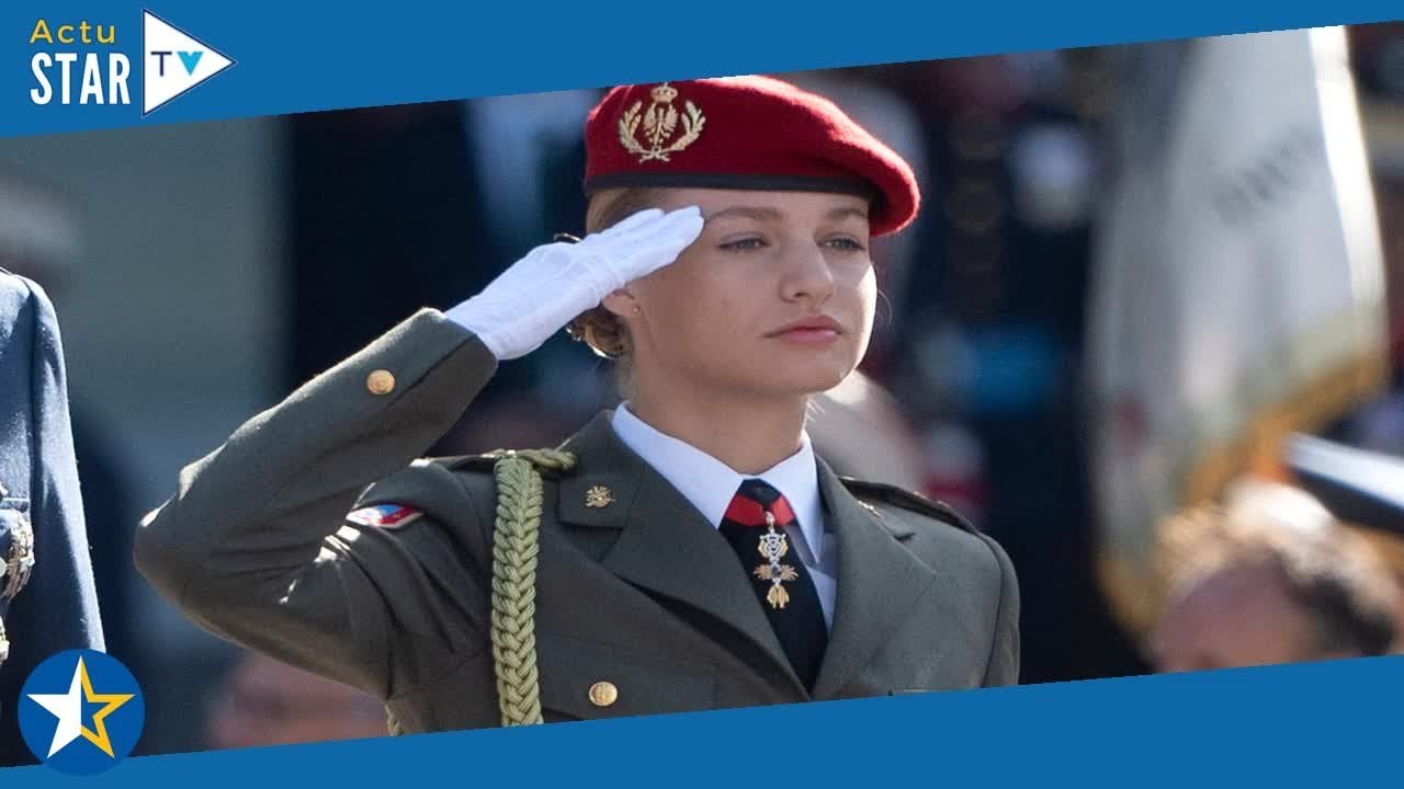 Leonor d’Espagne amoureuse à l’armée  Cette séquence filmée avec un jeune cadet qui lance la rumeur