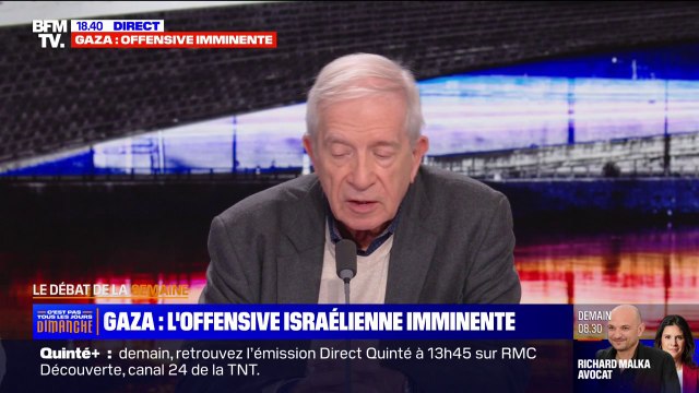 Charles Enderlin, ancien correspondant en Israël: Cette occupation partielle ou totale de Gaza, l'armée israélienne ne voulait pas la faire, ne l'a pas préparée