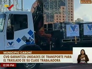 Download Video: Bolívar | CVG garantiza 13 unidades de transporte para el traslado de su clase trabajadora