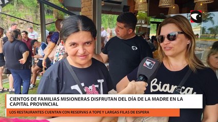 Cientos de familias misioneras disfrutan del Día de la Madre en la capital provincial