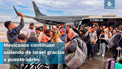 158 mexicanos logran salir de Israel gracias al puente aéreo de Tel Aviv a Madrid