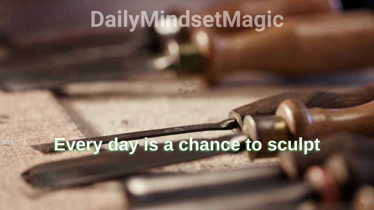 Carve a Masterpiece | Motivational Quote | #DailyMindsetMagic | #Motivation #Mindset #Lifestyle #Mentality #Inspiration #Quotes #Positive #Deep #Dream #Shorts #Reels #TikTok