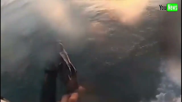 Israeli Navy blasting Hamas terrorists during defence of coastal city