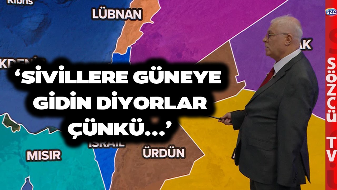 Uzman İsim İsrail'in Kara Harekatı Planını Harita Üzerinde Anlattı!