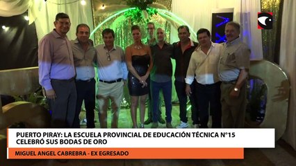 La Escuela Provincial De Educación Técnica N°15 Celebró Sus Bodas De Oro CABRERA