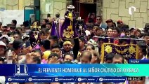 Piura: devotos llegan de rodillas para venerar la imagen del Señor Cautivo de Ayabaca